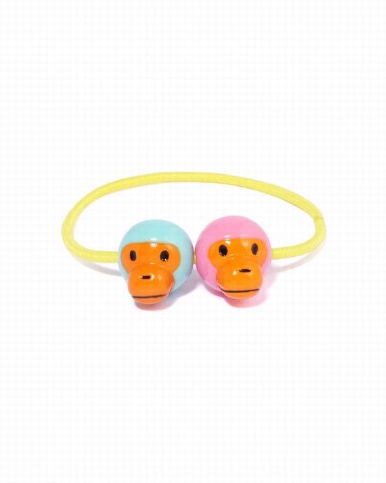 Accesorii De Par Bape Milo Rubber Band Dama Albastri Deschis | QEMXRA742