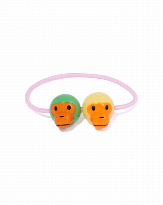 Accesorii De Par Bape Milo Rubber Band Dama Verzi Deschis | XGIBWY652