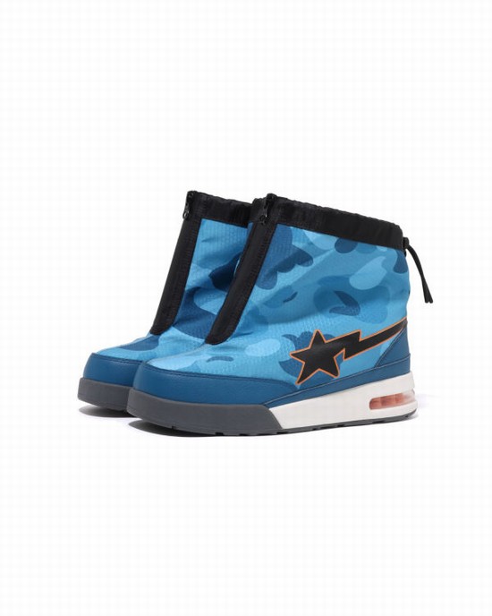 Adidași Bape Honeycomb Camo Zip Drumul STA M2 Barbati Albastri | DIQOBC406