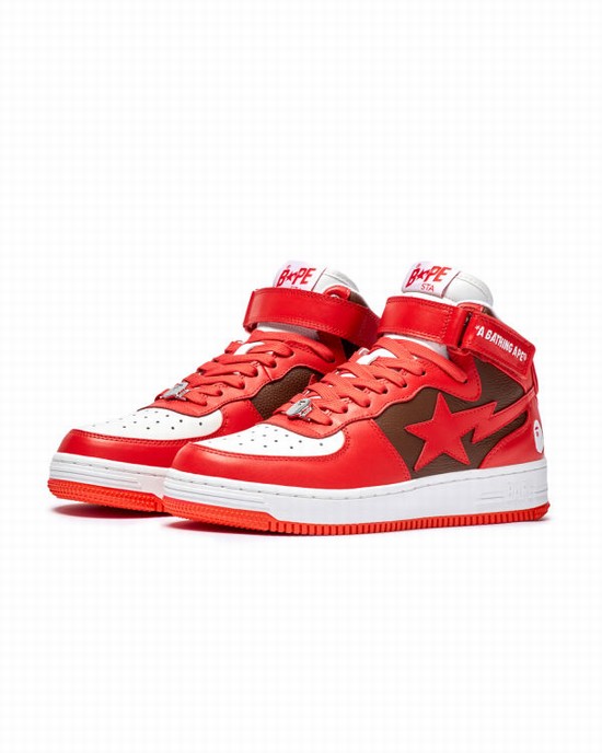 Adidași Bape STA MI #2 M2 Barbati Rosii Deschis | SFOTMH896