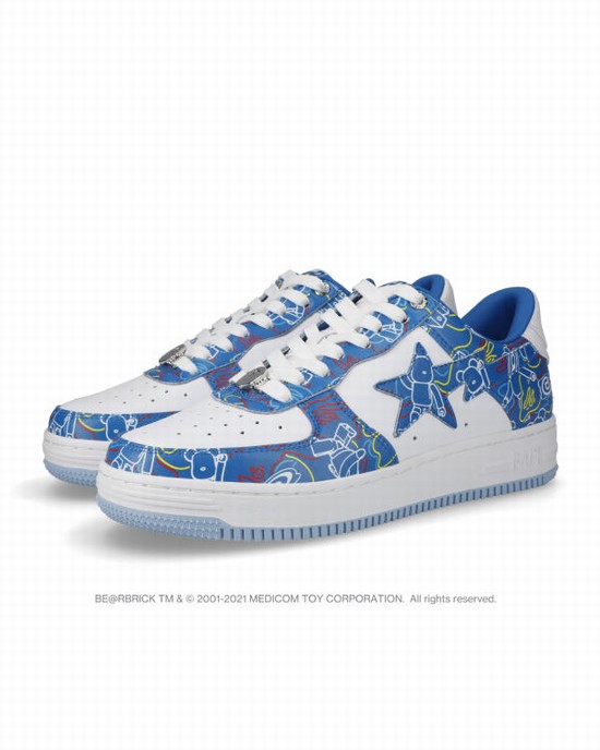 Adidași Bape STA X Medicom Toy Be@R Camo M1 Barbati Albastri Deschis | VXOGRE609