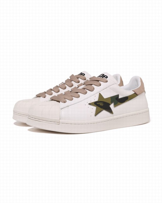 Adidași Bape Skull STA #1 Dama Albi | ENWQYX910