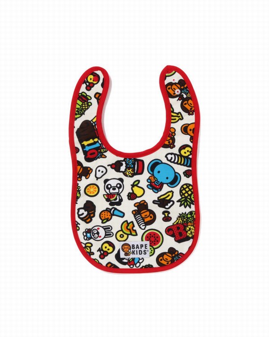 Bavetă Bape Milo Mixed Fruit Copii Albi | PMOBWV387