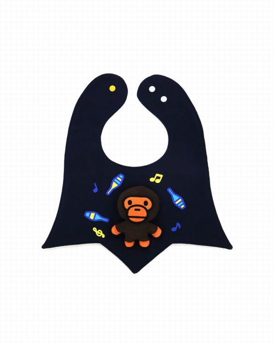Bavetă Bape Milo Plush Doll Copii Bleumarin Albastri | KMZYOR945
