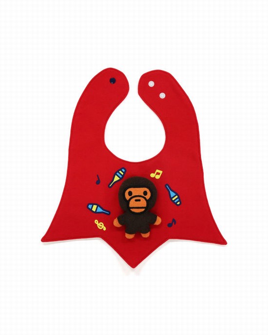 Bavetă Bape Milo Plush Doll Copii Rosii Deschis | BXUPOW493