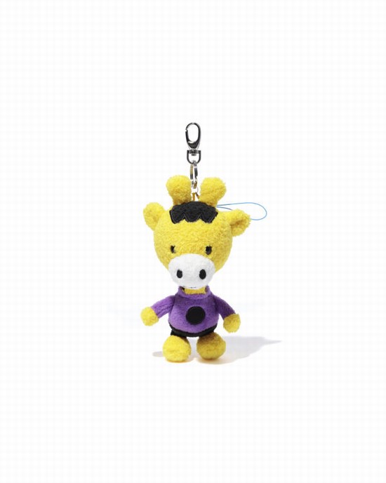 Brelocuri Bape Ali plush Dama Galbeni | TRYOZI917