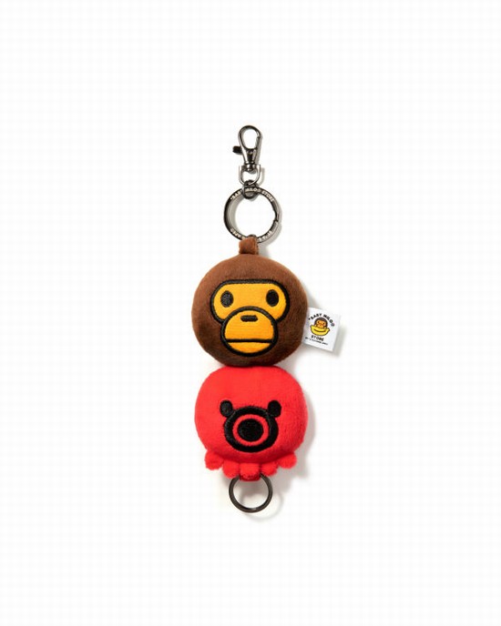 Brelocuri Bape Milo Plush Barbati Rosii Deschis | JDQSRK123