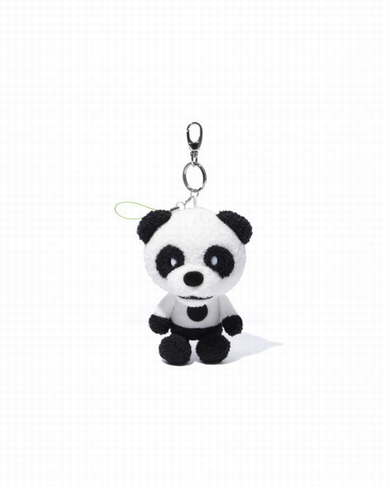 Brelocuri Bape PD plush Dama Albi | ZXQKAB349