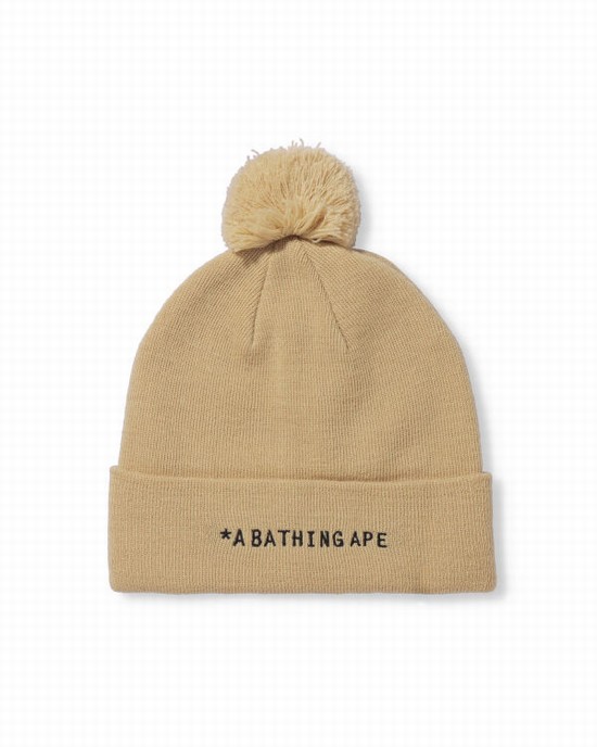 Caciuli Bape A Bathing Ape Barbati Galbeni Deschis | BDCLFR738