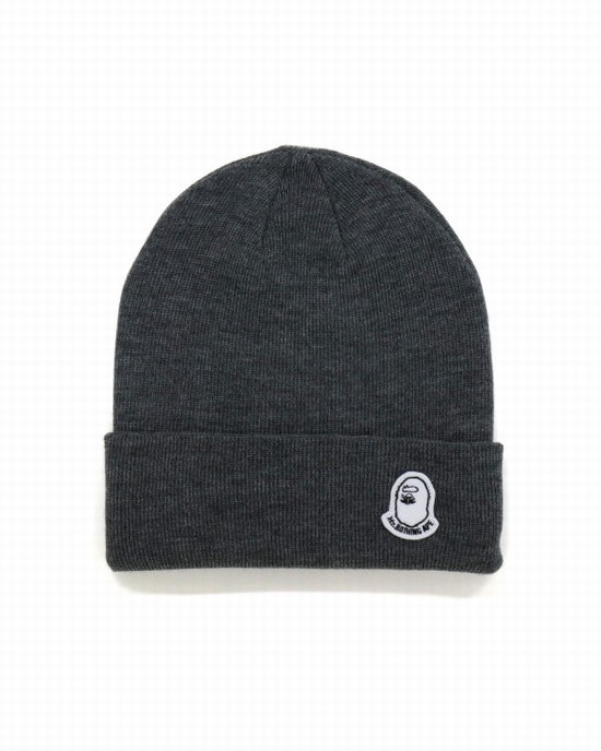 Caciuli Bape Knit Barbati Gri | RHBVKE163