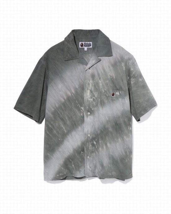 Camasa Bape Ape Head One Point Dye Dama Negrii | MIWKBU482
