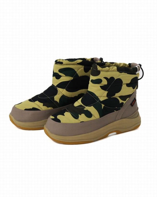 Cizme Bape X Suicoke Bower Barbati Galbeni | DTVNMA509