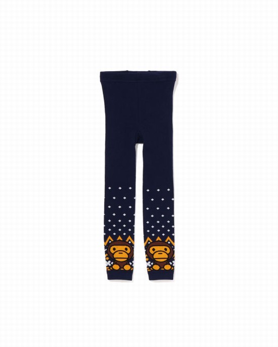 Colanti Bape Milo Nordic Copii Bleumarin Albastri | XZPKQJ213