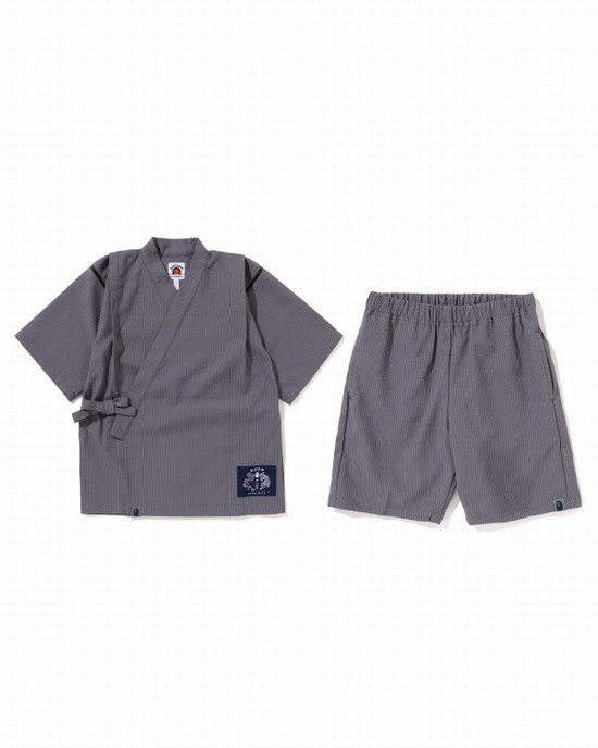 Costume Bape Japan Jinbei Suit Copii Gri | KWCMAJ638