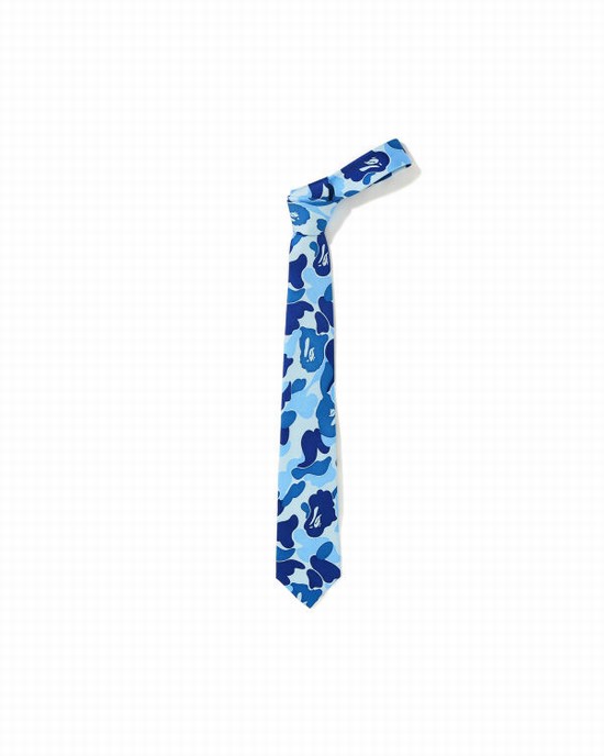 Cravată Bape ABC Barbati Albastri Deschis | URWXAB479