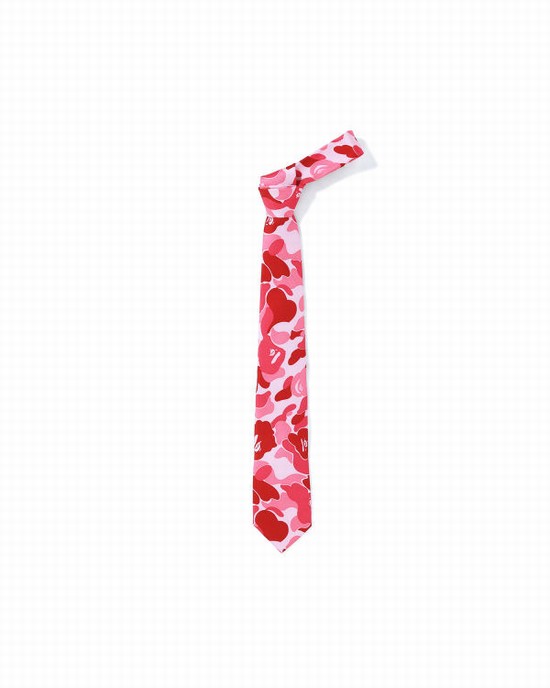 Cravată Bape ABC Barbati Roz | GLODBY438
