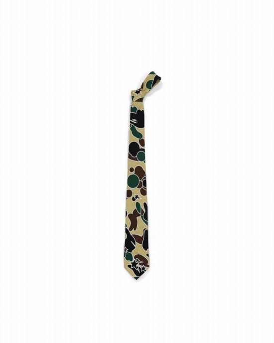Cravată Bape STA Camo Barbati Kaki | HFCSAN105