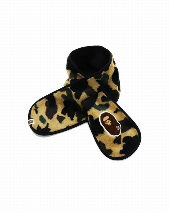 Esarfe Bape 1st Camo BOA Ape Head Copii Kaki | GNLUYC504
