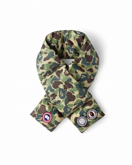 Esarfe Bape X Canada Goose X Concepts ABC Camo Down Barbati Verzi | OQKSWR739