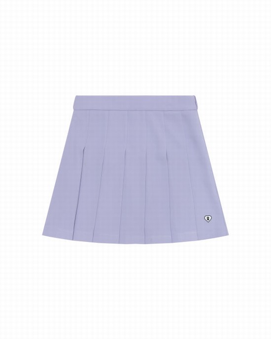 Fuste Bape Plisat mini Dama Violet | ZEUQXV398
