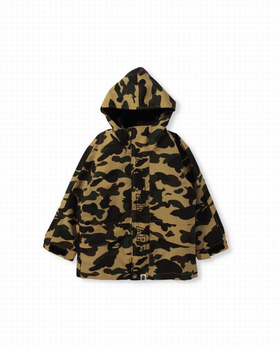 Geaca Bape 1st camo 4Way Copii Galbeni | UNWBDC041