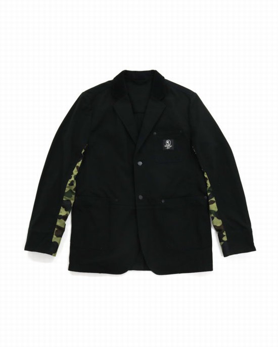 Geaca Bape Bumbac Duck Tailored Barbati Negrii | ROXHJN486