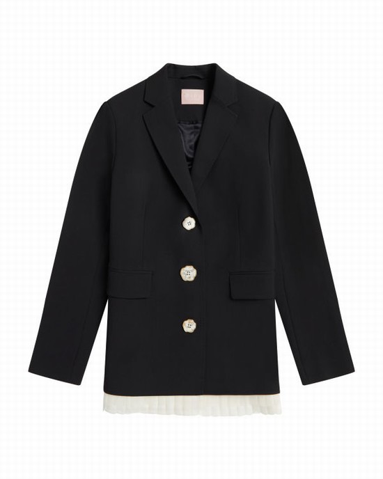 Geaca Bape Buttoned blazer Dama Negrii | CGRYAW370