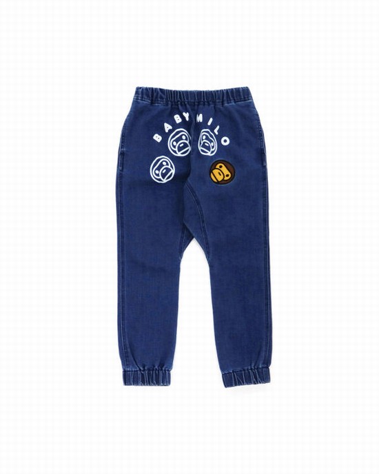 Geaca Bape Milo Embroidered Copii Albastri | LIJFGQ893
