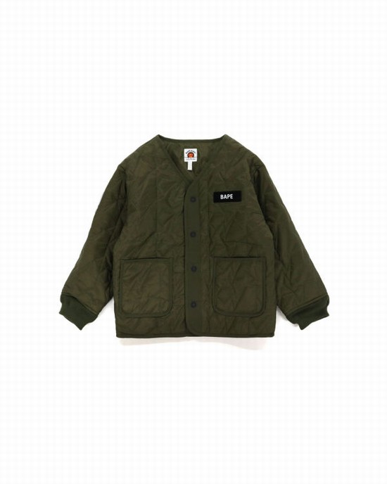 Geaca Bape Multi Patch STA Matlasat Copii Verzi | ATYELX680