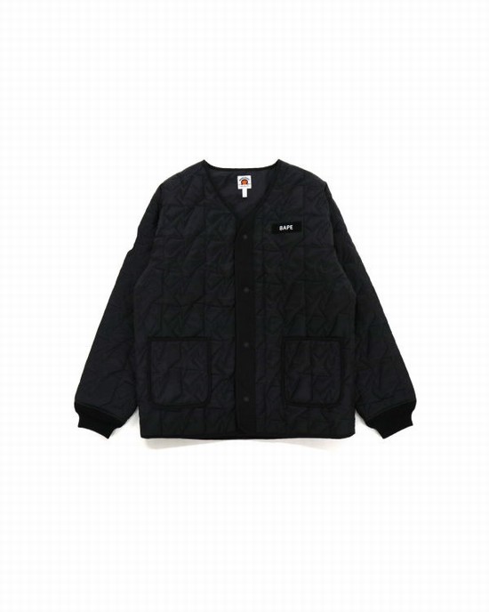 Geaca Bape Multi Patch STA Matlasat Copii Negrii | JRUQBW067
