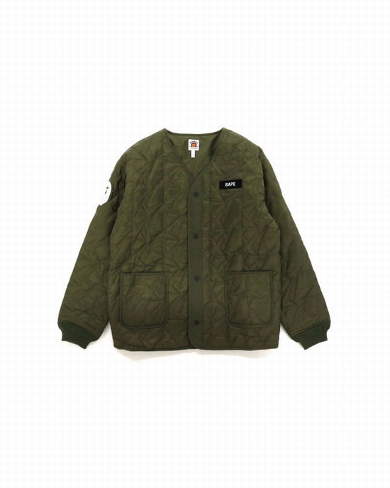 Geaca Bape Multi Patch STA Matlasat Copii Verzi | KPXFMD857