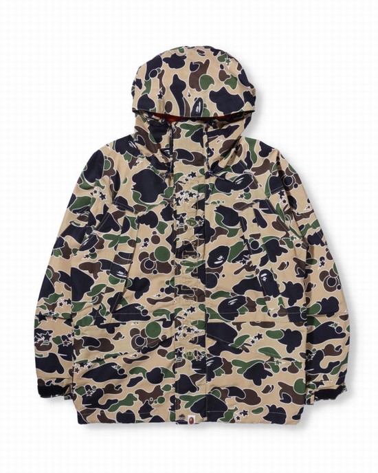 Geaca Bape STA Camo Snowboard Barbati Galbeni | IWJVGP513