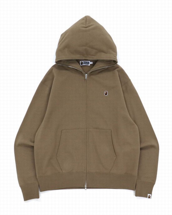 Hanorac Cu Gluga Bape Ape Head One Point Relaxed hooded Barbati Gri Maro | DVCRYE410