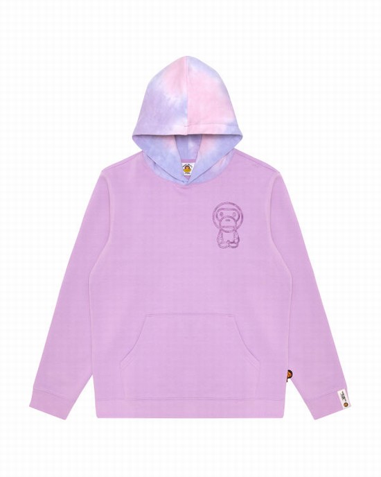 Hanorac Cu Gluga Bape Milo Dama Violet | XVKNCT975