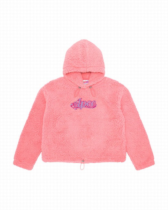 Hanorac Cu Gluga Bape Oversized Dama Roz | RJXYID416