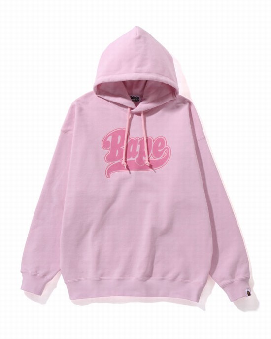 Hanorac Cu Gluga Bape Oversized Pullover Dama Roz | CEDBWS583