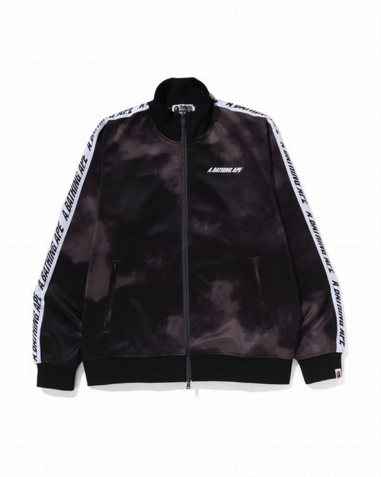 Hanorace Bape A Bathing Ape Dye Track Barbati Gri Inchis | MRDZHW425