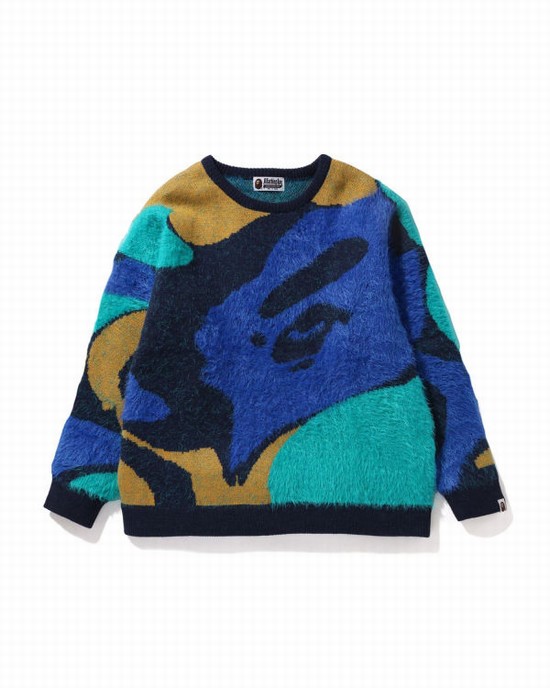 Hanorace Bape Marble Camo Oversized Dama Colorati | MKSULB267