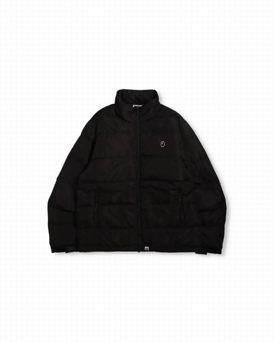 Jachete Din Puf Bape Ape Head One Point Barbati Negrii | DBNTVP796