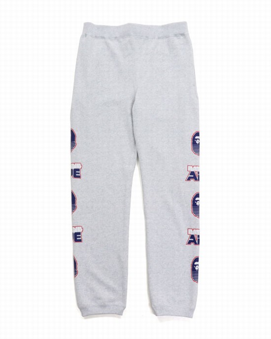 Pantaloni Bape Grafice #1 Barbati Gri Deschis | QBFJKX795