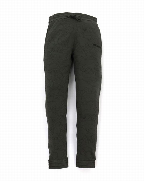 Pantaloni Bape Line 1st Camo Washed Slim Barbati Negrii | JIKGQN598