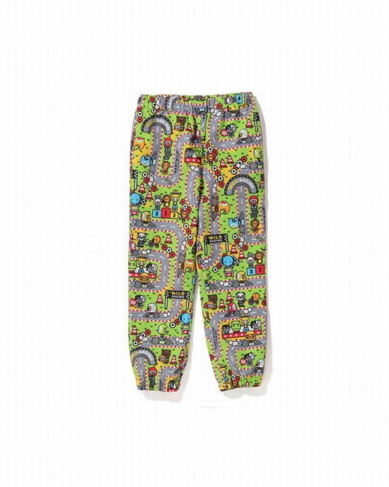 Pantaloni Bape Milo Racing Track Copii Colorati | OJAPBR520