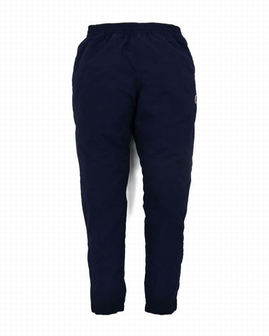 Pantaloni Bape One Point Track Barbati Bleumarin Albastri | DGCROV046