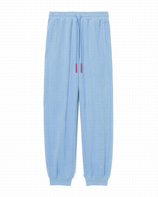 Pantaloni Bape Towelling track Dama Albastri | NUYGVM328