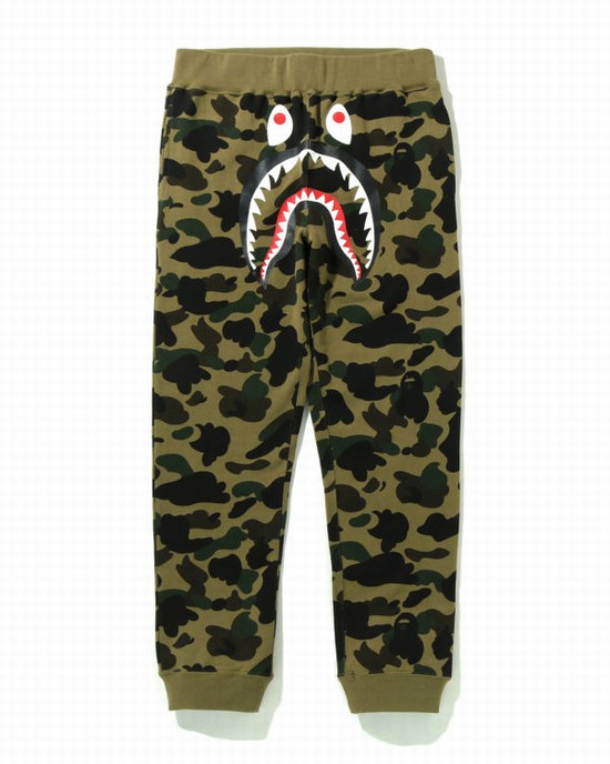 Pantaloni De Trening Bape 1st Camo Shark Slim Barbati Verzi | UFWLPJ821