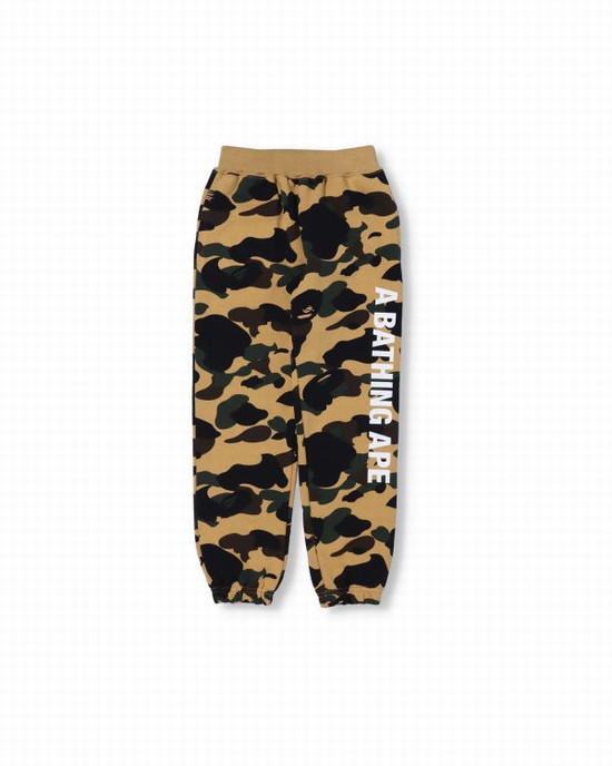 Pantaloni De Trening Bape 1st Camo Slim Copii Kaki | BVWJLQ097
