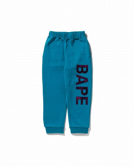 Pantaloni De Trening Bape Patch Copii Verzi | QOMHES967