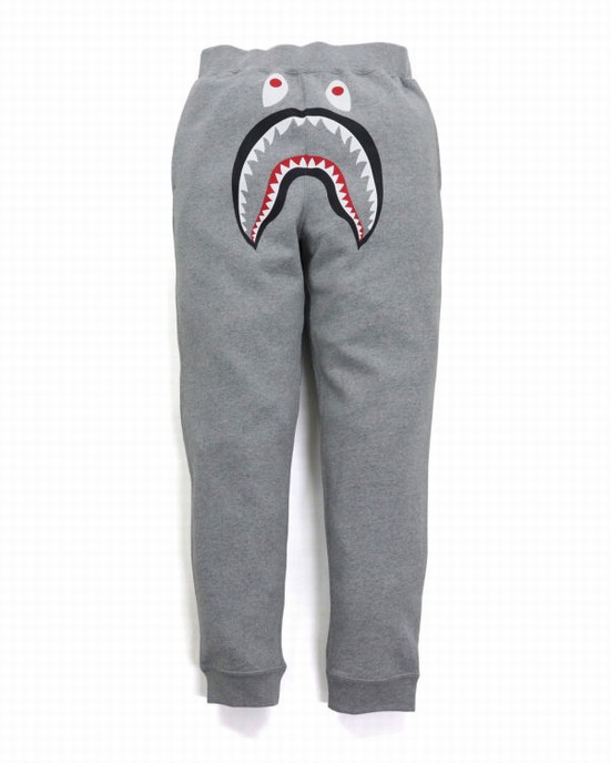 Pantaloni De Trening Bape Shark Barbati Gri | CFYOIJ762