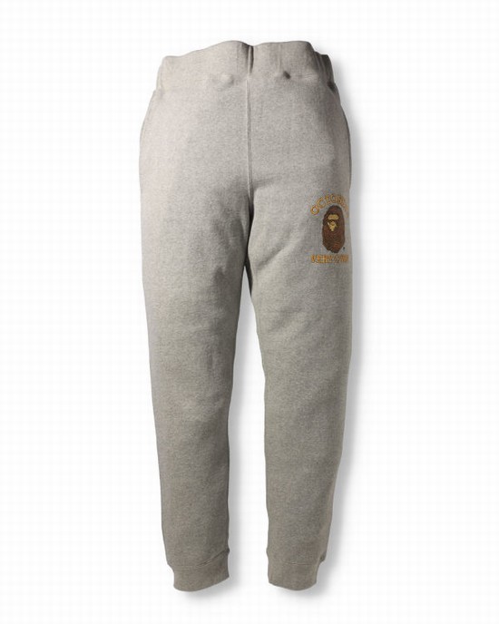 Pantaloni De Trening Bape X OVO Slim Fit Barbati Gri | SYCQHT851