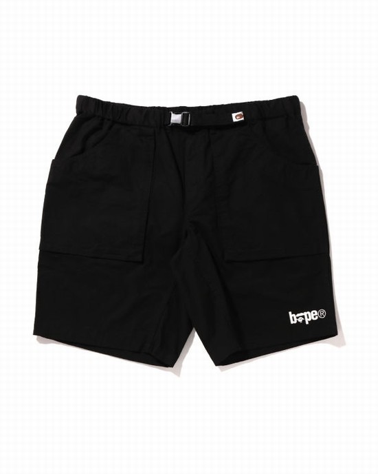 Pantaloni Scurti Bape Climbing Barbati Negrii | UBECPK461